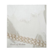 Elegante  Parels van Wijsheid Notitieblok (Voorkant)