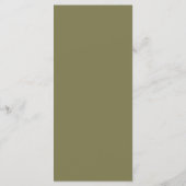 Elegante Parelwitte en Ivoren Rozen Bruiloft Menu (Achterkant)