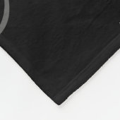 Elegante paren namen & monogram fleece deken (Hoek)