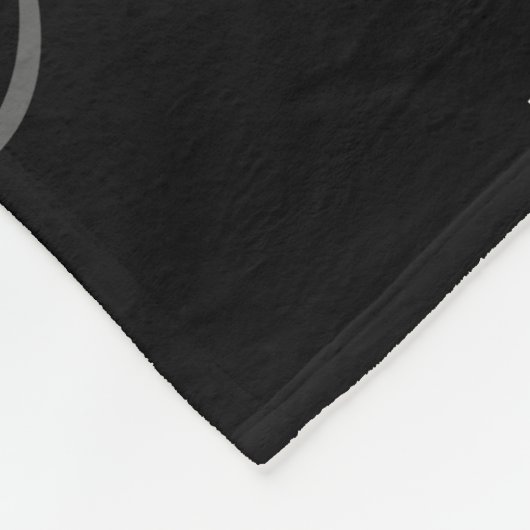 Elegante paren namen & monogram fleece deken (Hoek)