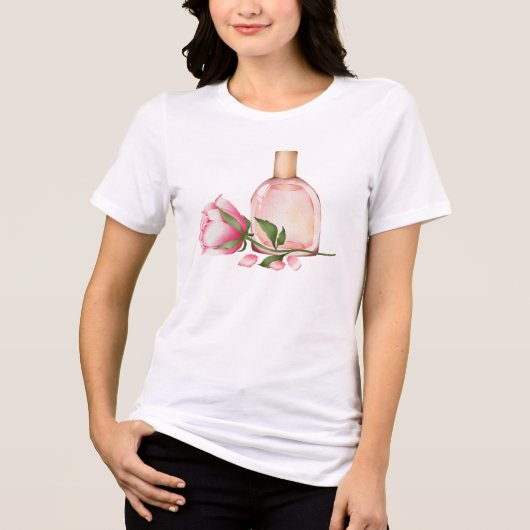 Elegante parfumfles "Parfum Day" T-shirt (Voorkant)