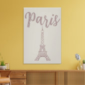 Elegante Parijs Eiffeltoren Canvas Wand Kunst  Afdruk (Insitu (Woonkamer))