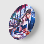 Elegante Parijse Café Datum: Een romantische ontsn Ronde Klok (Hoek)