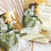 Elegante Parijse  Glamour Menu Kaart