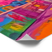 Elegante Parijse print, waarde Poster papier (mat) (Hoek)