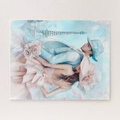 Elegante Parijse Romance Legpuzzel (Horizontaal)