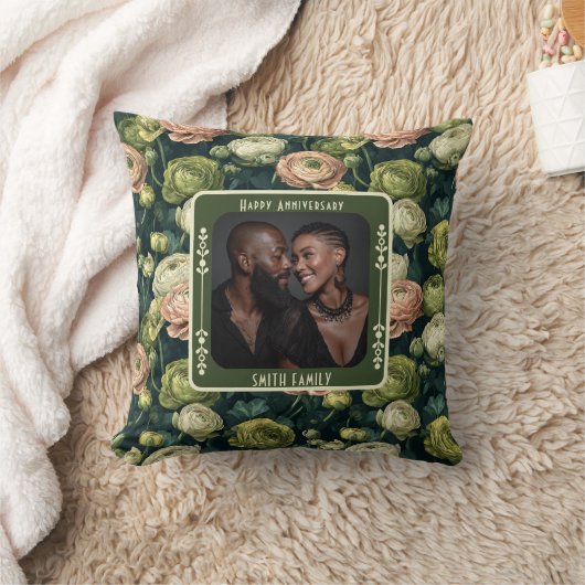 Elegante partners foto kussen voor vrouw (Deken)