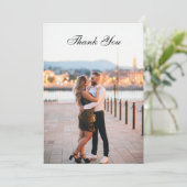 Elegante Pasen bedankkaarten Bedankkaart (Staand voorkant)