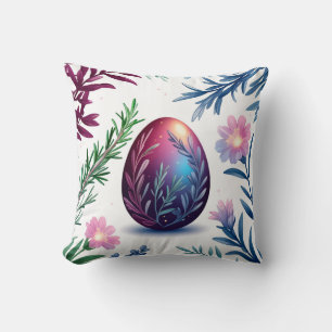 Elegante Pasen Ei Botanische Kunst Kussen