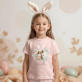 Elegante Pasen Konijn Foto Peuter T-Shirt