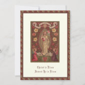 Elegante Pasen Pascha Opstanding Jezus Gebed (Voorkant)