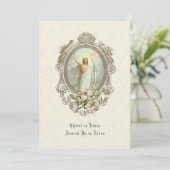 Elegante Pasen Pascha Opstanding Jezus Lelie (Staand voorkant)