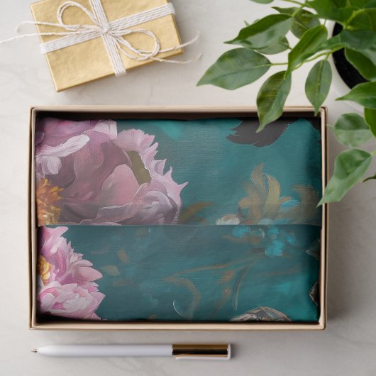 Elegante Pasen Pioenen Kroonluchter Decoupage Tissuepapier (Geschenk)