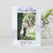 Elegante Pasen Sla de Datumkaarten op Save The Date (Staand voorkant)