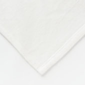 Elegante pasgeboren foto, naam en geboortedatum fleece deken (Hoek)