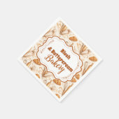 Elegante Pastel Bakkerij Branding Servet (Hoek)