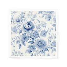 Elegante Pastel Blauwe Waterverf Rozen