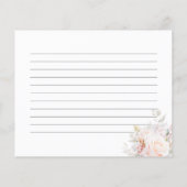 Elegante pastel bloeit Vrijgezellenfeest Recept Ka (Achterkant)