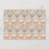 Elegante Pastel Bloem Informatiekaartje (Achterkant)