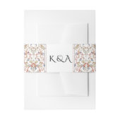 Elegante Pastel  Bloemboog bruiloft RSVP Uitnodigingen Wikkel (Voorkant Voorbeeld)