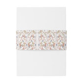 Elegante Pastel  Bloemboog bruiloft RSVP Uitnodigingen Wikkel (Achterkant Voorbeeld)