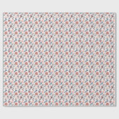 Elegante Pastel Bloemen Cadeaupapier (Vlak)