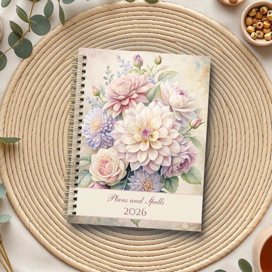 Elegante Pastel Bloemen Planner