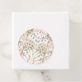 Elegante Pastel  Bloemenboog bruiloft Bedankjes Labels