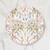 Elegante Pastel Bloemenboog bruiloft Bedankjes Labels (Voorkant)