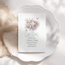 Elegante Pastel Bloemenslinger Liefde Fancy Bruilo