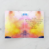 Elegante pastel bloemenWaterverf Moederdag Kaart (Binnen)