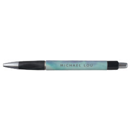 Elegante Pastel Blue Waterverf Artistic Classy Pen