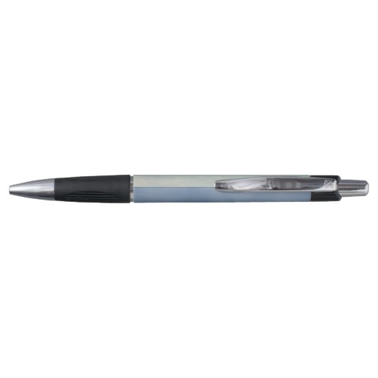 Elegante Pastel Blue Waterverf Artistic Classy Pen (Achterkant)