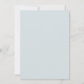Elegante pastel Boho bloemkalligrafie Kaart (Achterkant)