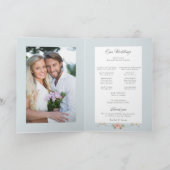 Elegante pastel Boho bloemkalligrafie Programma (Binnen)