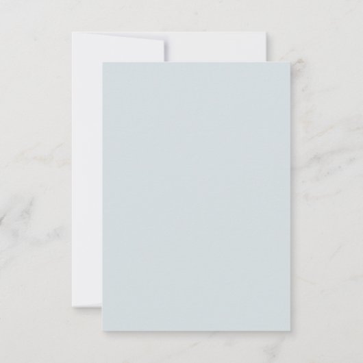 Elegante pastel Boho bloemkalligrafie RSVP Kaartje (Achterkant)