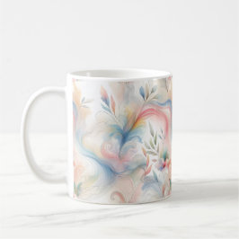 Elegante Pastel Botanische Waterverf Koffiemok