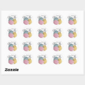 Elegante pastel easter egg Stickers (Vel)