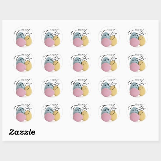 Elegante pastel easter egg Stickers (Vel)