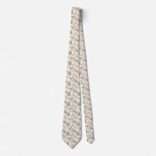 Elegante Pastel Geometrie Stropdas