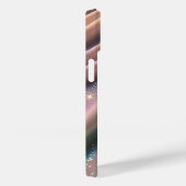 Elegante Pastel Iridiserende Glitter Zijde Golven Case-Mate iPhone Case (Achterkant / Rechts)