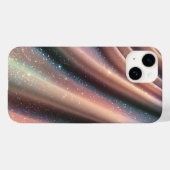 Elegante Pastel Iridiserende Glitter Zijde Golven Case-Mate iPhone Case (Achterkant (horizontaal))