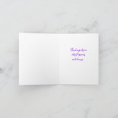 Elegante Pastel Joods Pascha Star of David Kaart (Binnen)