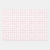 Elegante Pastel Kleur Polka Dot Patroon Kerstmis Inpakpapier Vel (Voorkant)