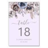 Elegante Pastel Lente Waterverf Bloemenbruiloft Kaart (Voorkant)