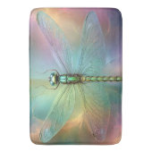 Elegante Pastel Libelle Fractale Kunst, Badmat (Voorkant Verticaal)