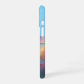 Elegante Pastel Libelle Fractale Kunst, iPhone 16 Hoesje (Linkerkant)