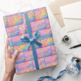 Elegante pastel lichtgekleurde harten cadeaupapier