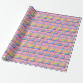 Elegante pastel lichtgekleurde harten cadeaupapier (Uitgerold)