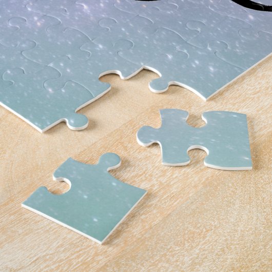 Elegante Pastel Mandala Trippy Psychedelische Hipp Legpuzzel (Zijkant)